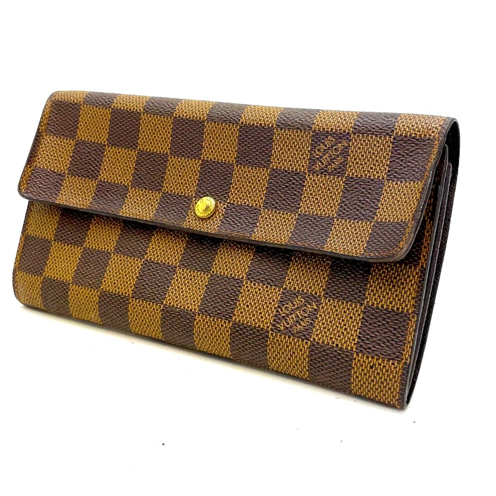 Louis Vuitton Damier Sarah Long Wallet